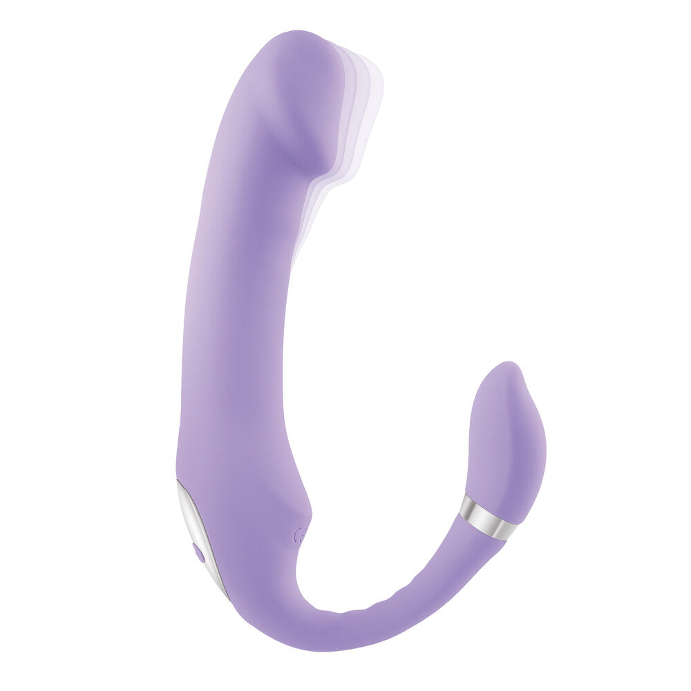 Gender X Orgasmic Orchid C-Shaped Vibrator | Clitoral Vibrator | Evolved Novelties | Bodyjoys