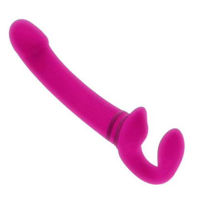 Gender X Sharing Is Caring Strapless Strap-on Vibrator Pink | Strapless Strap-On | Evolved Novelties | Bodyjoys