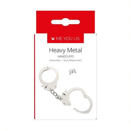 Me You Us Heavy Metal Handcuffs | Bondage Handcuffs | Me You Us | Bodyjoys