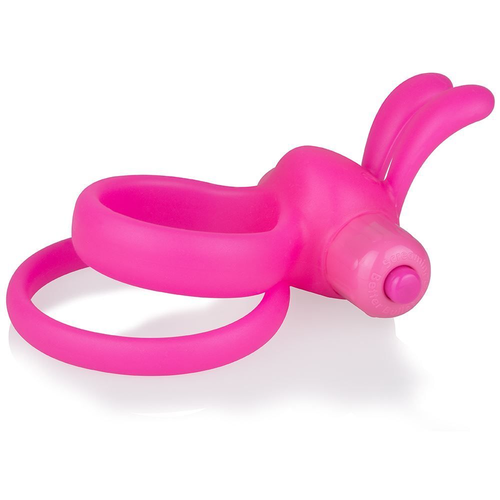 Screaming O Ohare XL Vibrating Double Cock Ring Pink | Vibrating Cock Ring | Screaming O | Bodyjoys