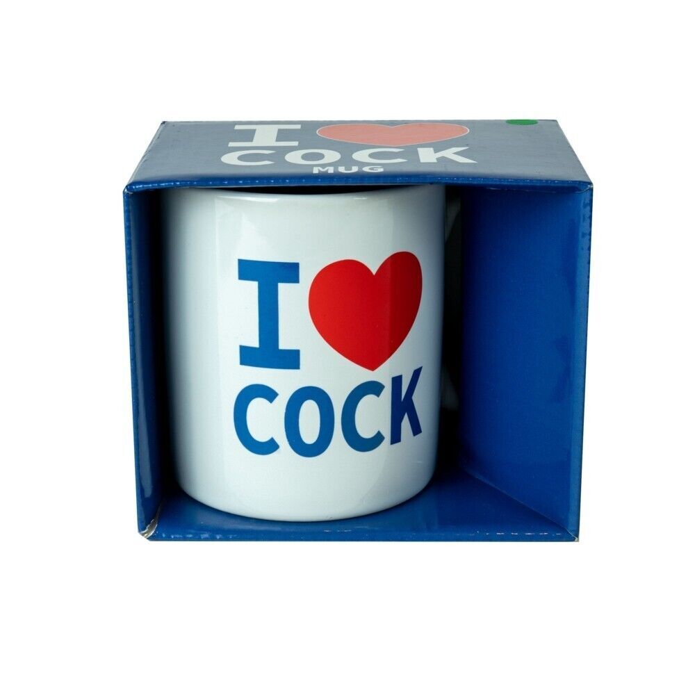 I Love Cock Mug White | Novelty Toy | Spencer & Fleetwood | Bodyjoys