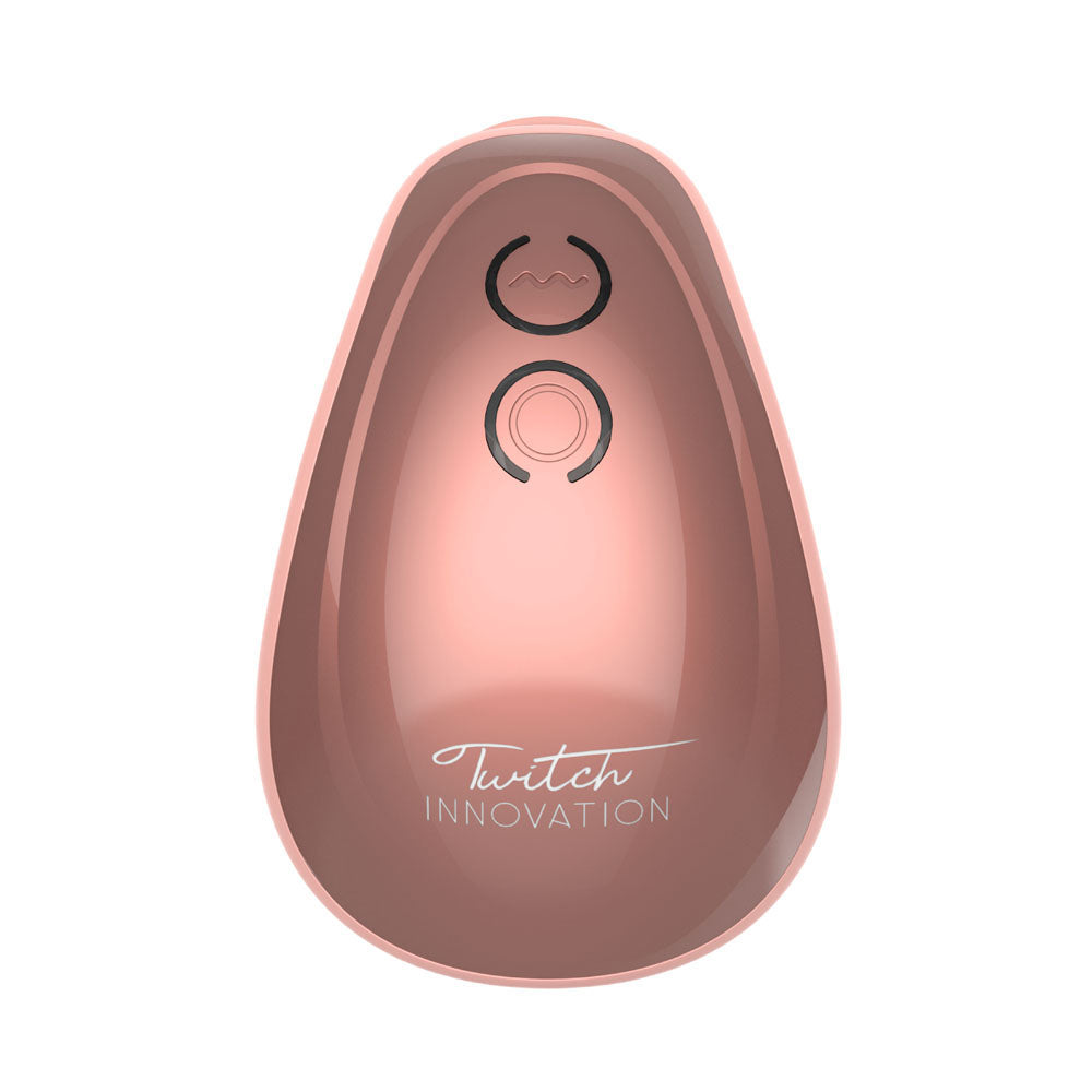 Twitch Hands-Free Suction And Vibration Toy Rose Gold | Clitoral Suction Vibrator | Shots Toys | Bodyjoys