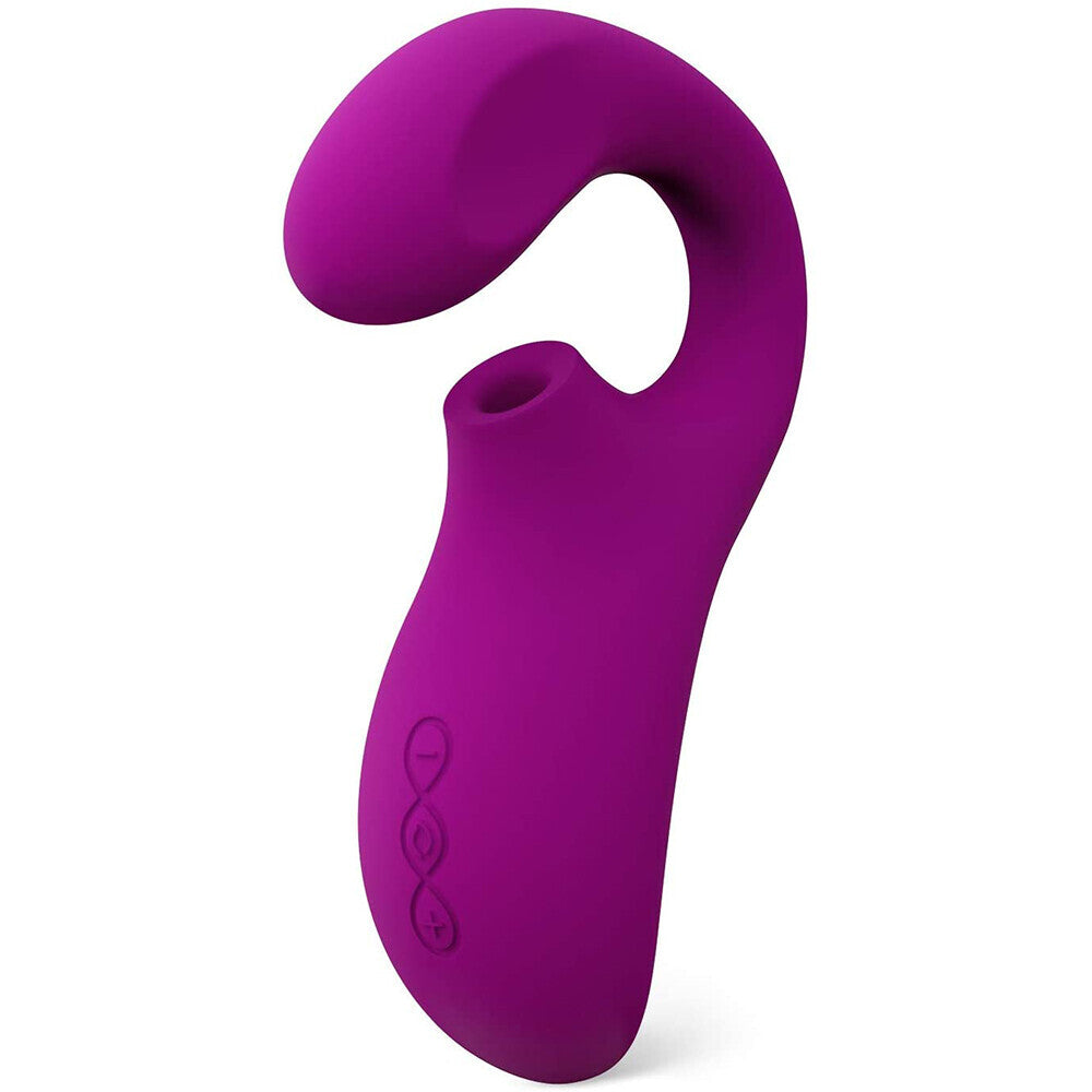 Lelo Enigma Dual Massager Deep Rose | Clitoral Suction Vibrator | Lelo | Bodyjoys