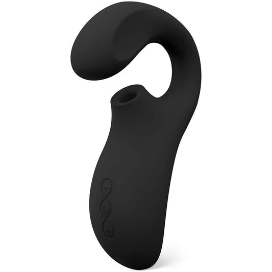 Lelo Enigma Dual Massager Black | Clitoral Suction Vibrator | Lelo | Bodyjoys