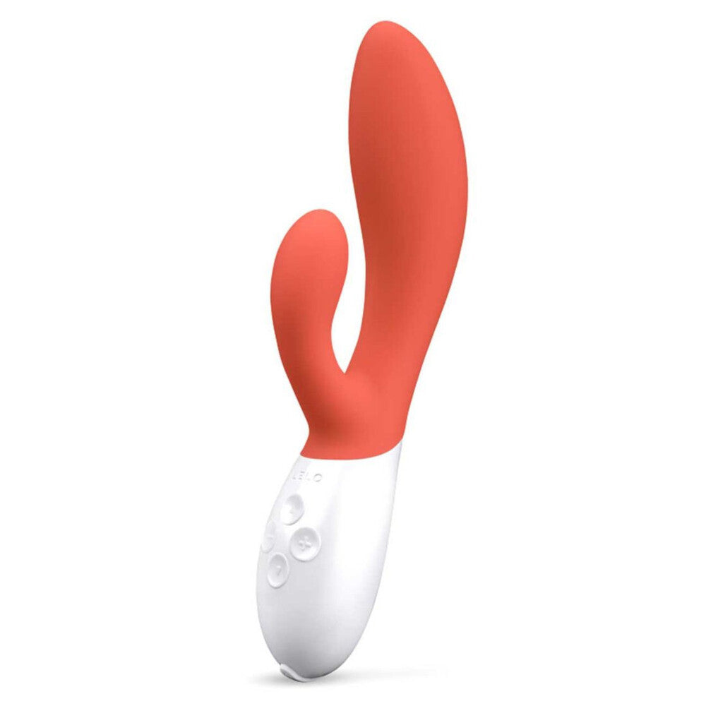 Lelo Ina 3 Dual Action Luxury Massager Coral | Rabbit Vibrator | Lelo | Bodyjoys