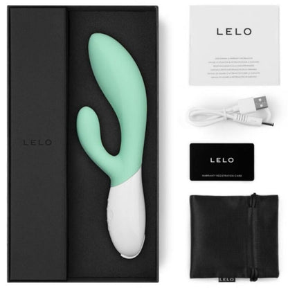 Lelo Ina 3 Dual Action Luxury Massager Seaweed | Rabbit Vibrator | Lelo | Bodyjoys