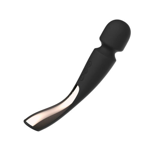 Lelo Smart Wand 2 Massager Medium Black | Massage Wand Vibrator | Lelo | Bodyjoys