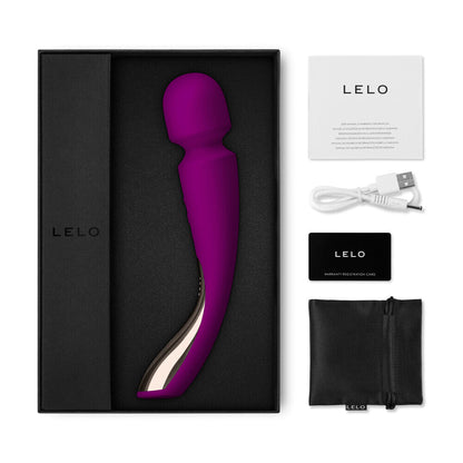 Lelo Smart Wand 2 Massager Medium Deep Rose | Massage Wand Vibrator | Lelo | Bodyjoys