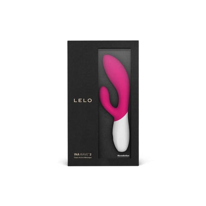 Lelo Ina Wave 2 Luxury Vibrator Cerise | Rabbit Vibrator | Lelo | Bodyjoys