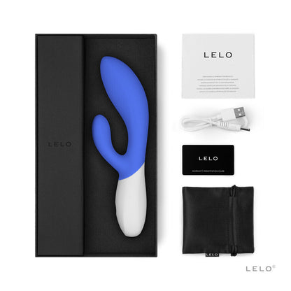 Lelo Ina Wave 2 Luxury Vibrator Blue | Rabbit Vibrator | Lelo | Bodyjoys
