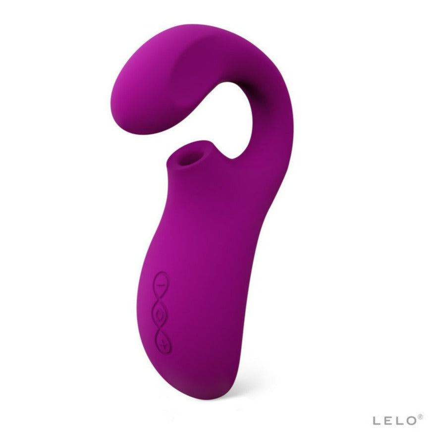 Lelo Enigma Cruise Clit And G-Spot Dual Massager Deep Rose | Clitoral Suction Vibrator | Lelo | Bodyjoys