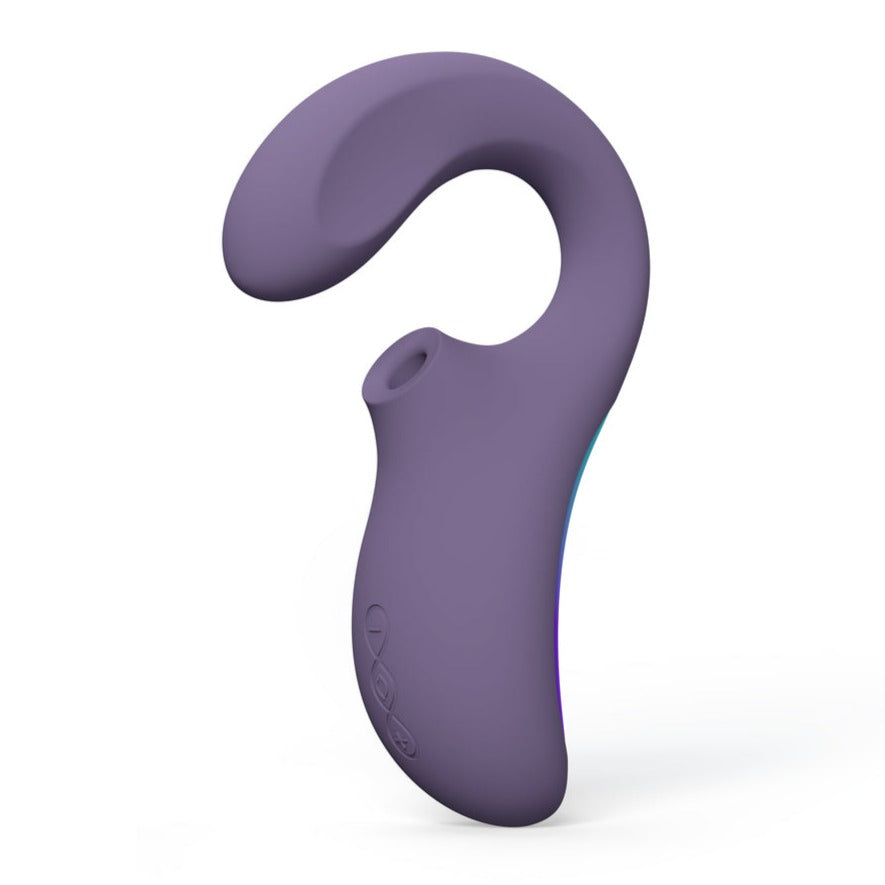 Lelo Enigma Wave Clit And G-Spot Triple Stimulator Cyber Purple | Clitoral Suction Vibrator | Lelo | Bodyjoys