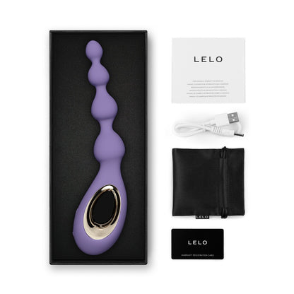 Lelo Soraya Beads Luxury Anal Massager Violet Dusk | Anal Beads | Lelo | Bodyjoys