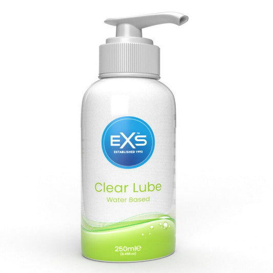 EXS Clear Water-Based Lube 250ml | Water-Based Lube | EXS Condoms | Bodyjoys