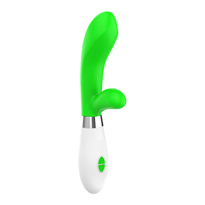 Luminous Achilles Ultra Soft Clit Stim Vibe Green | Rabbit Vibrator | Shots Toys | Bodyjoys