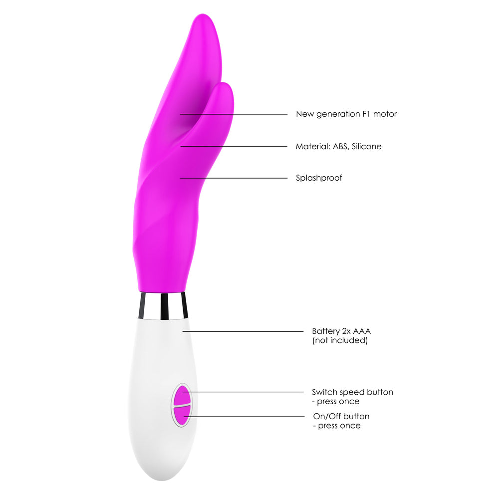 Luminous Athos Ultra Soft Clit Stim Vibe Fuchsia | Clitoral Vibrator | Shots Toys | Bodyjoys