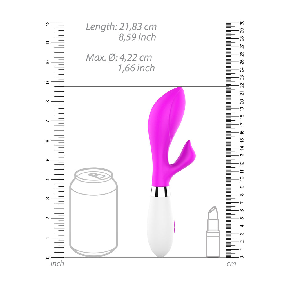 Luminous Achelois Ultra Soft Clit Stim Vibe Fuchsia | Rabbit Vibrator | Shots Toys | Bodyjoys