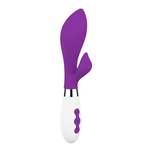 Achelois Rechargeable Vibrator Purple | Rabbit Vibrator | Shots Toys | Bodyjoys