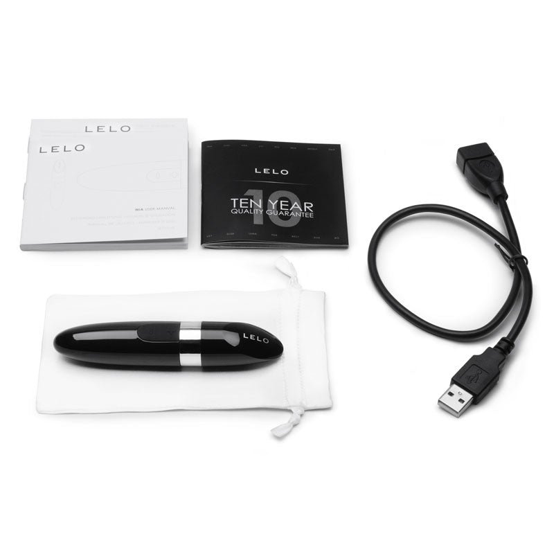 Lelo Mia 2 Luxury Rechargeable Bullet Vibrator Black | Bullet Vibrator | Lelo | Bodyjoys