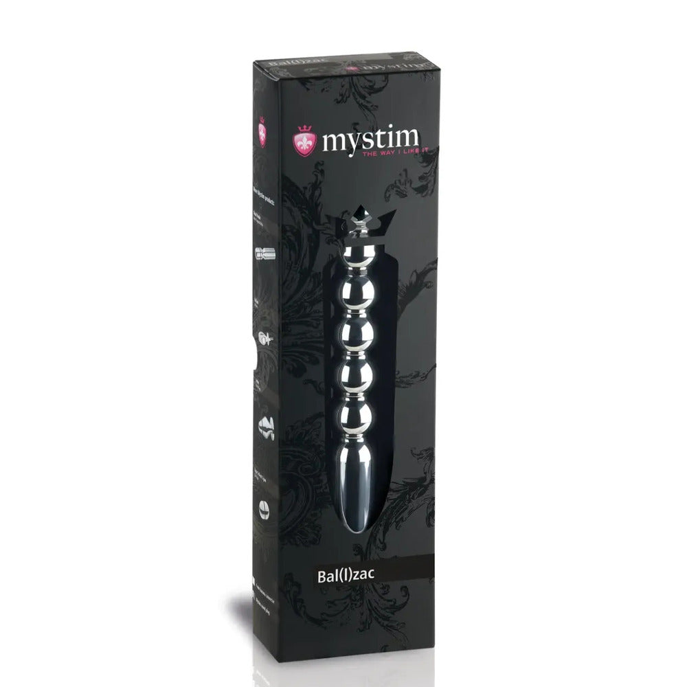 Mystim Ballzac E-Stim Aluminium Dildo | Electrosex Toy | Mystim | Bodyjoys