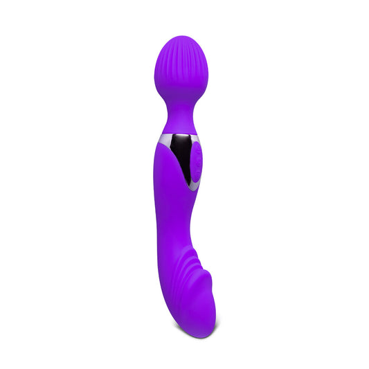 Double-Ended Rechargeable Wand Massager Purple | Massage Wand Vibrator | Various brands | Bodyjoys