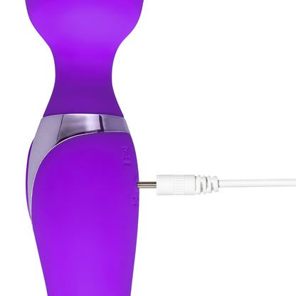 Double-Ended Rechargeable Wand Massager Purple | Massage Wand Vibrator | Various brands | Bodyjoys