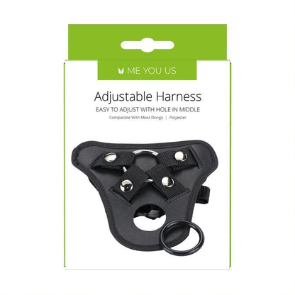 Me You Us Adjustable Harness Black | Strap-On Harness | Me You Us | Bodyjoys