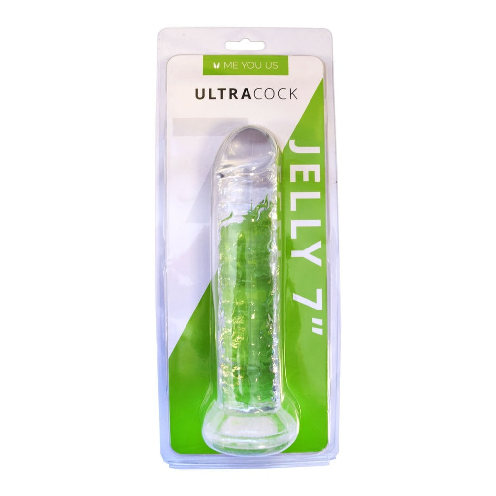 Me You Us Ultra Cock 7 Inch Jelly Dildo Clear | Realistic Dildo | Me You Us | Bodyjoys