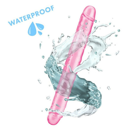 Me You Us Ultra Cock 12 Inch Jelly Double-Ended Dildo Pink | Double-Ended Dildo | Me You Us | Bodyjoys