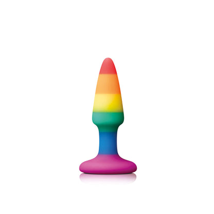 Pride Pleasure Plug Rainbow Mini | Classic Butt Plug | NS Novelties | Bodyjoys