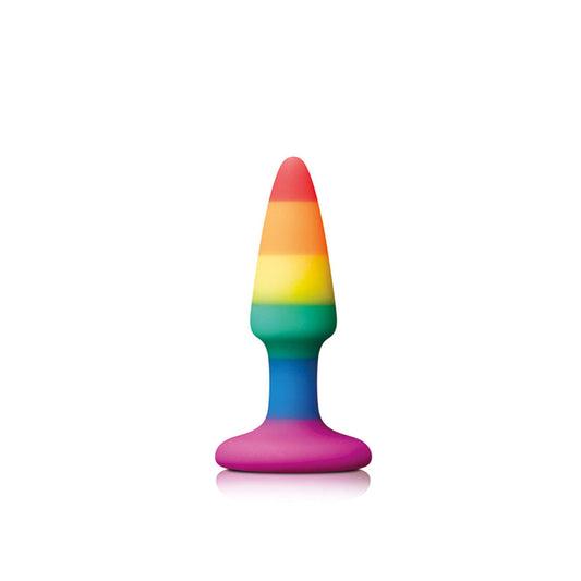 Pride Pleasure Plug Rainbow Mini | Classic Butt Plug | NS Novelties | Bodyjoys