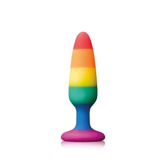 Pride Pleasure Plug Rainbow Small | Classic Butt Plug | NS Novelties | Bodyjoys