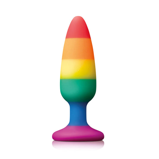 Pride Pleasure Plug Rainbow Medium | Classic Butt Plug | NS Novelties | Bodyjoys