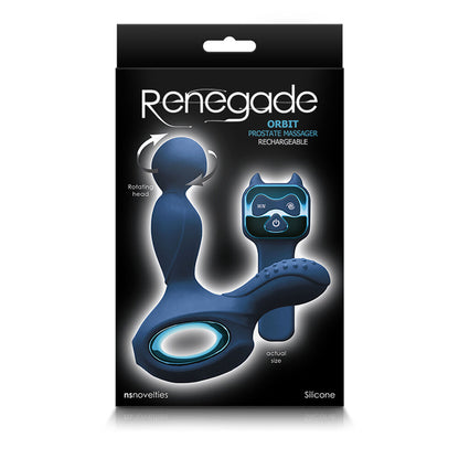 Renegade Orbit Rechargeable Prostate Massager Blue | Prostate Stimulator | NS Novelties | Bodyjoys