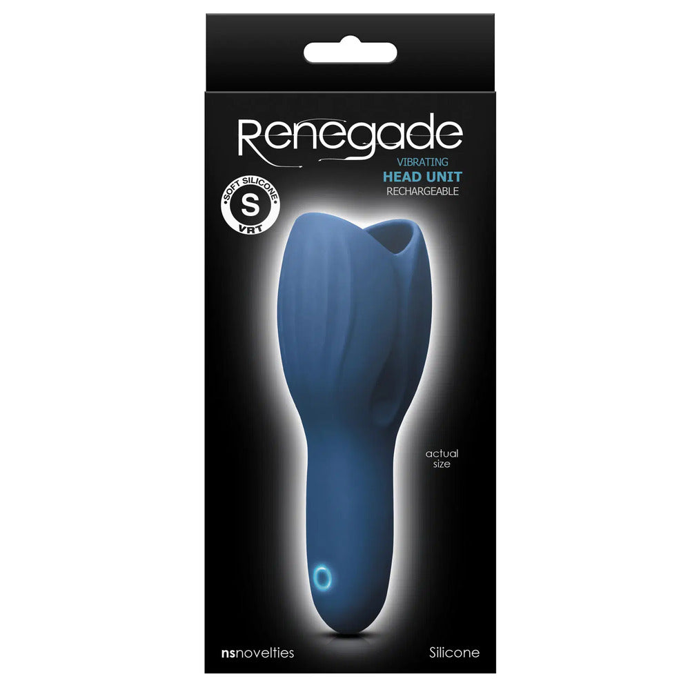 Renegade Vibrating Head Unit Rechargeable Masturbator | Male Vibrator | NS Novelties | Bodyjoys