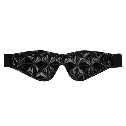 Ouch Black Luxury Eye Mask | Bondage Blindfold | Shots Toys | Bodyjoys