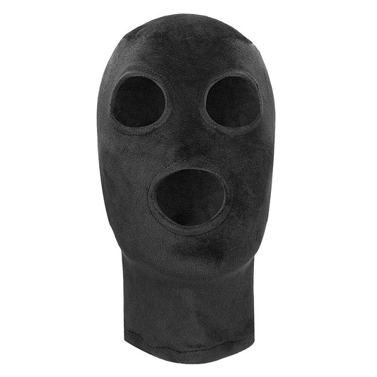 Ouch Velvet Mask With Eye And Mouth Opening | Bondage Hoods & Masks | Shots Toys | Bodyjoys