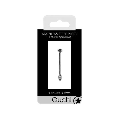Ouch Stainless Steel Plug | Urethral Sound | Shots Toys | Bodyjoys
