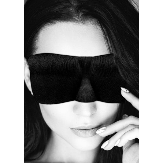 Ouch Satin Curvy Eye Mask | Bondage Blindfold | Shots Toys | Bodyjoys
