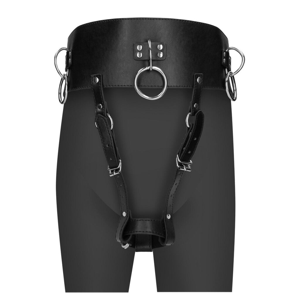 Ouch Xtreme Belt With Vibrator Holder S To XL | Fetish Accessories | Shots Toys | Bodyjoys