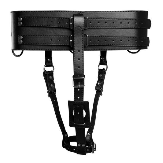 Ouch Xtreme Belt With Vibrator Holder S To XL | Fetish Accessories | Shots Toys | Bodyjoys