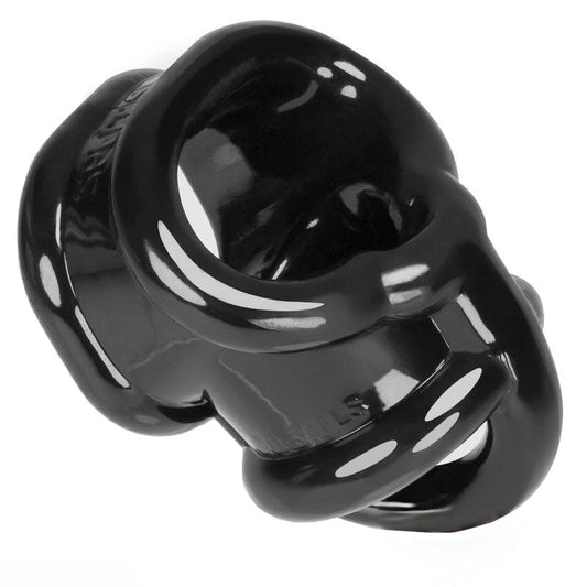 Oxballs Ballsling With Ball-Splitter Cock Ring Black | Ball Stretcher | Oxballs | Bodyjoys