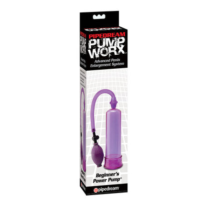 Pump Worx Beginners Power Pump Purple | Penis Pump | Pipedream | Bodyjoys