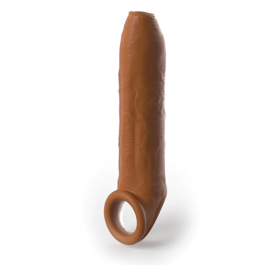 X-Tensions Elite 7 Inch Uncut Penis Enhancer With Strap Tan | Penis Sheath | Pipedream | Bodyjoys