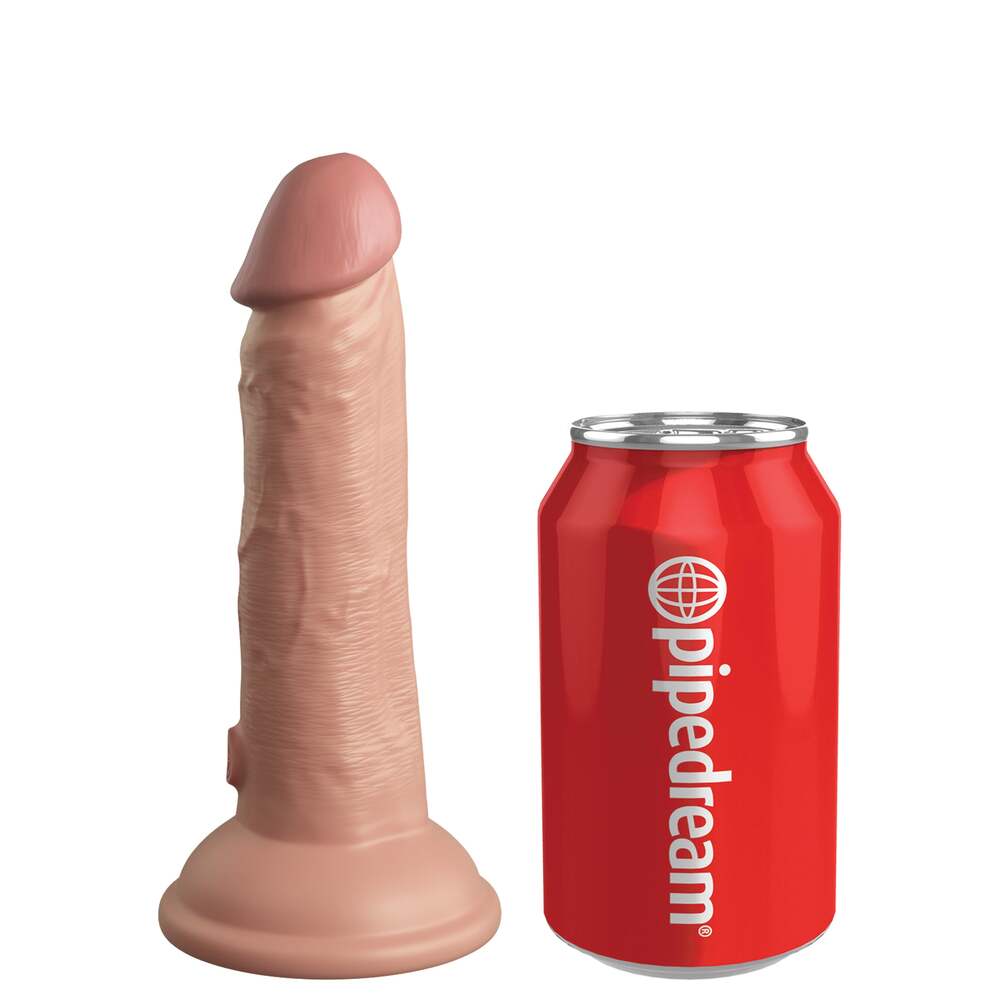 King Cock Elite 6 Inch Dual Density Dildo Caramel | Realistic Dildo | Pipedream | Bodyjoys