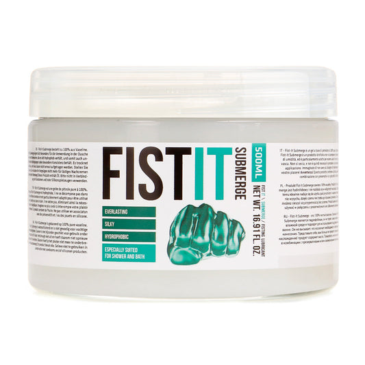 Fist It Submerge Petroleum Jelly 500ml | Silicone-Based Lube | Shots Toys | Bodyjoys