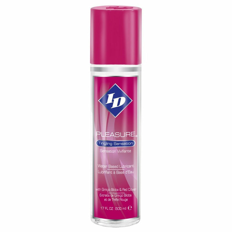 ID Pleasure Tingling Water-Based Lubricant 500ml | Tingling & Warming Lube | ID Lubricants | Bodyjoys