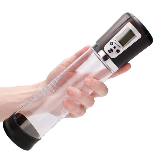 Premium Rechargeable Automatic LCD Penis Pump | Penis Pump | Shots Toys | Bodyjoys