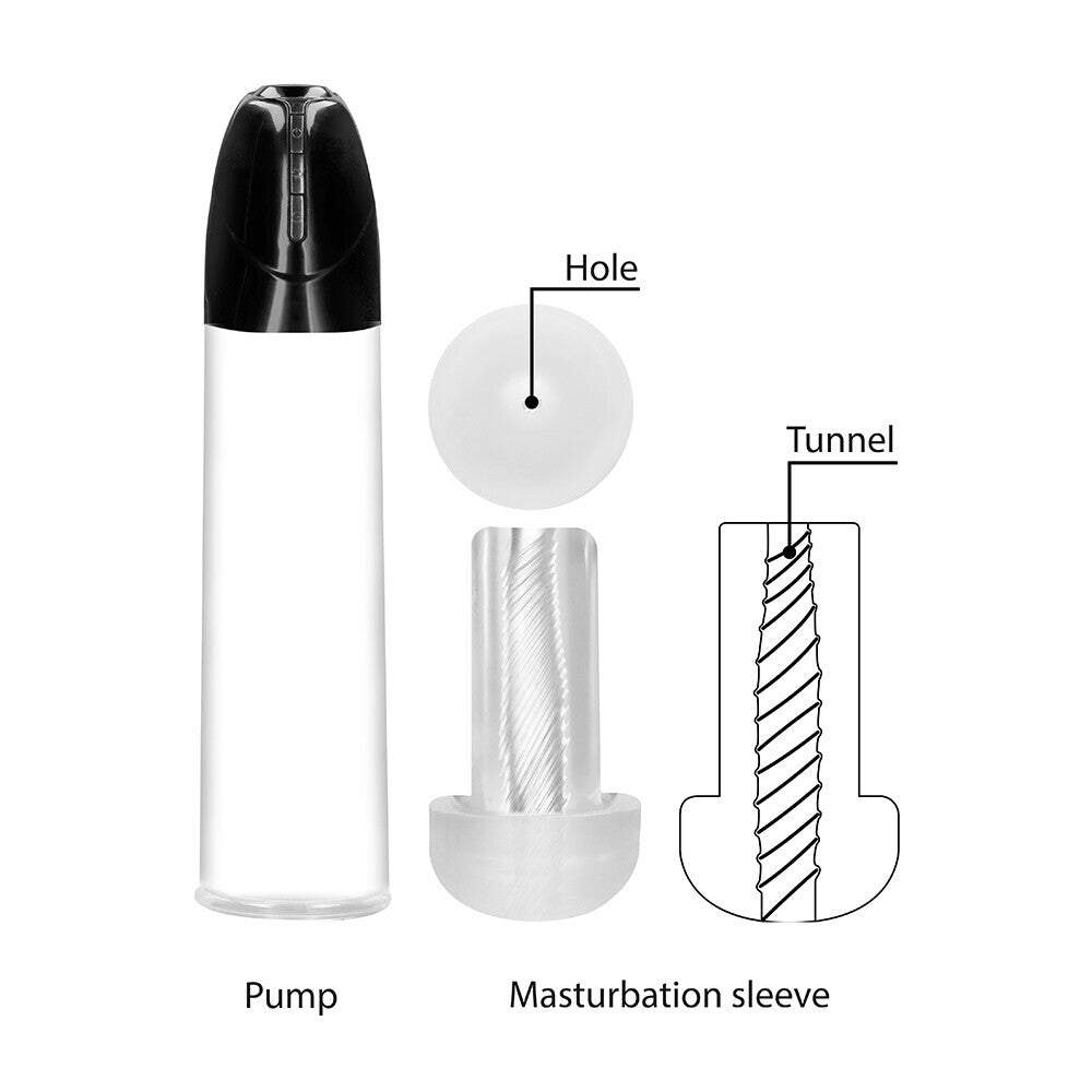 Pumped Rechargeable Smart Cyber Pump | Penis Pump | Shots Toys | Bodyjoys