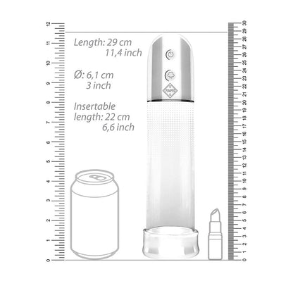 Pumped Automatic Luv Pump Transparent | Penis Pump | Shots Toys | Bodyjoys